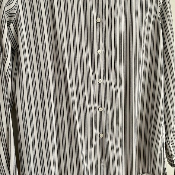 Grey and white striped blouse - Picture 3 of 3